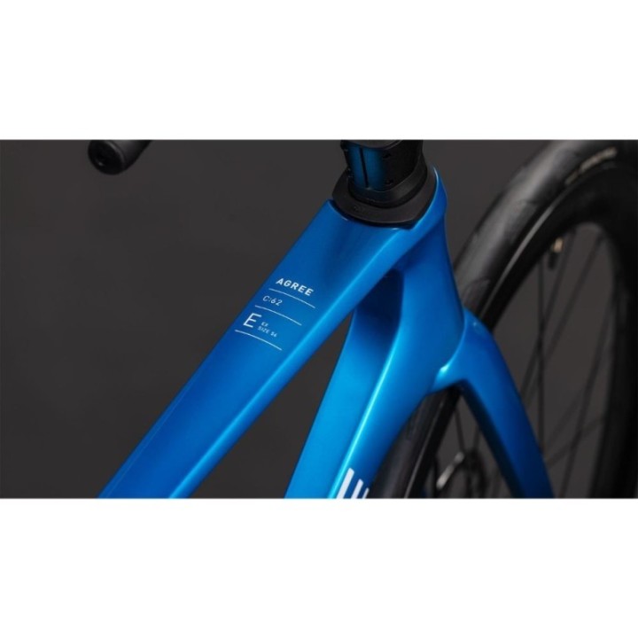 Bicicleta Cube Agree C:62 EX topasblue´n´white