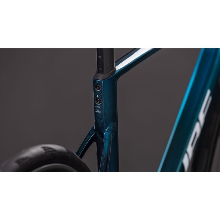 Vélo Cube Litening AIR C:68X SLX chromeblue´n´ liquidblue