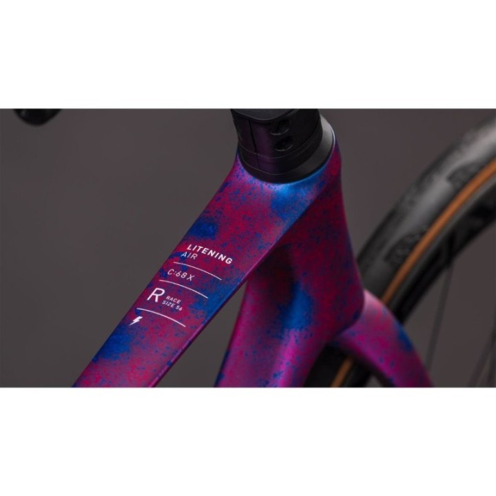 Vélo Cube Litening AIR C:68X RACE dazzlepink´n´blue