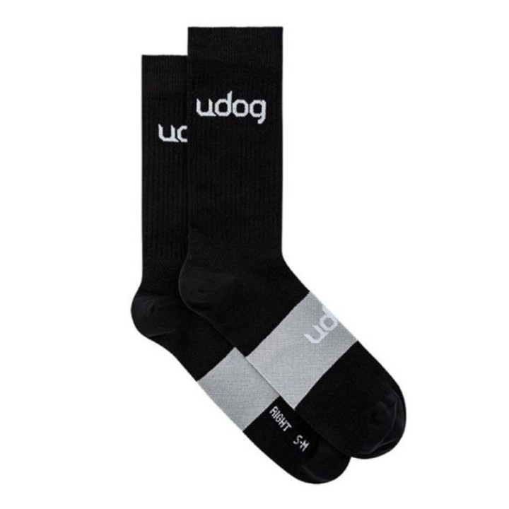 Chaussettes Udog Gravel Noir/Gris