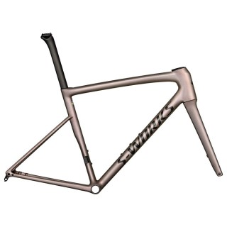 Cadre Specialized S-Works Tarmac SL8 Gloss Viavi Red Gold Over Silver / Satin Metallic Obsidian