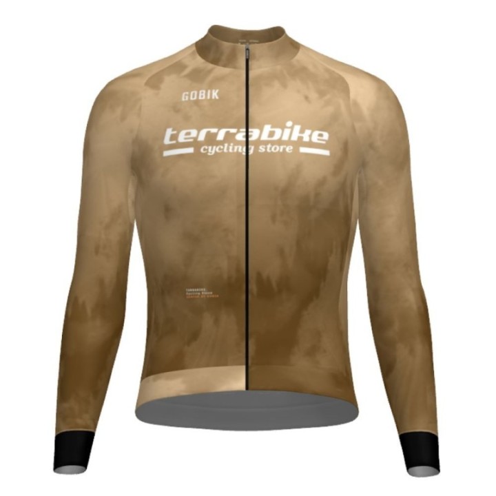 Maillot homme à manches longues Gobik Hyder Terrabike Beige