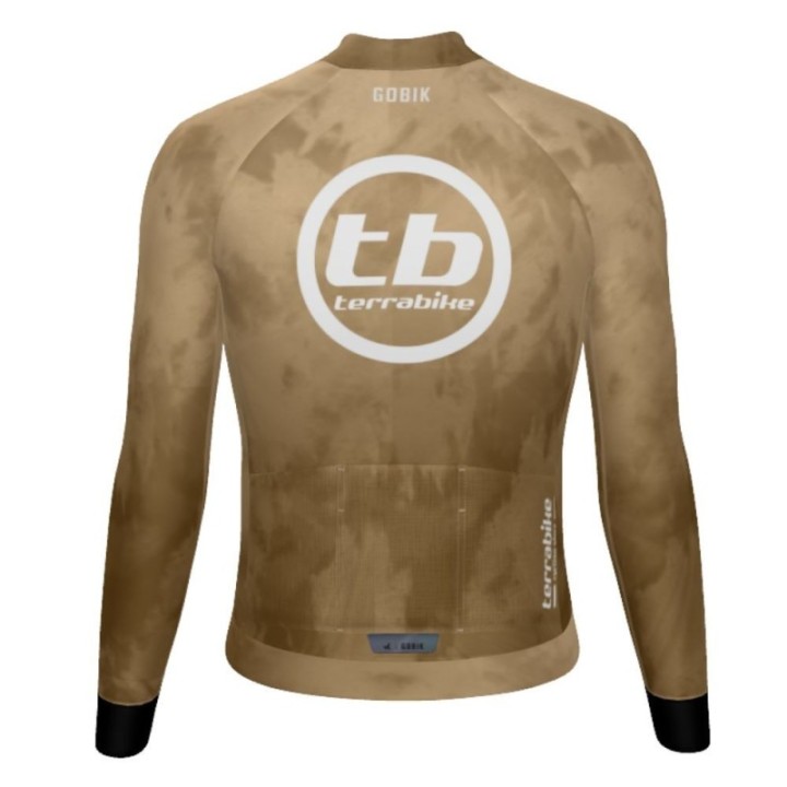 Maillot Hombre Manga Larga Gobik Hyder Terrabike Beigev|Ropa ciclismo