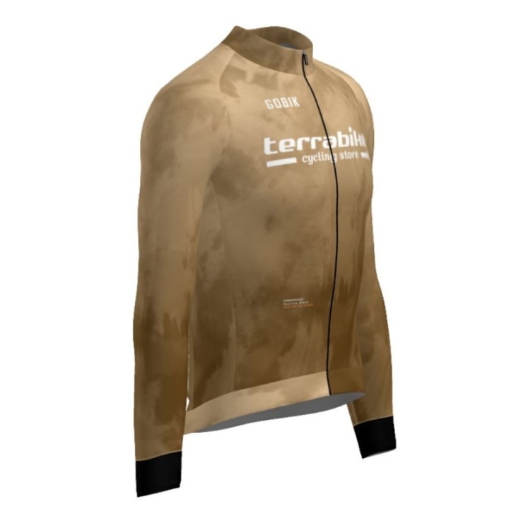 Maillot Hombre Manga Larga Gobik Hyder Terrabike Beigev|Ropa ciclismo