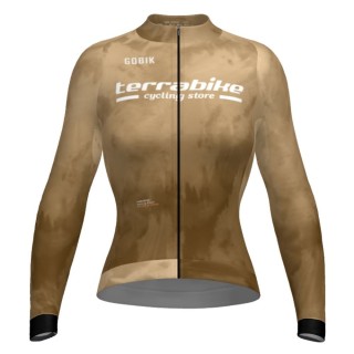 Maillot Mujer Manga Larga Gobik Hyder Terrabike Beige