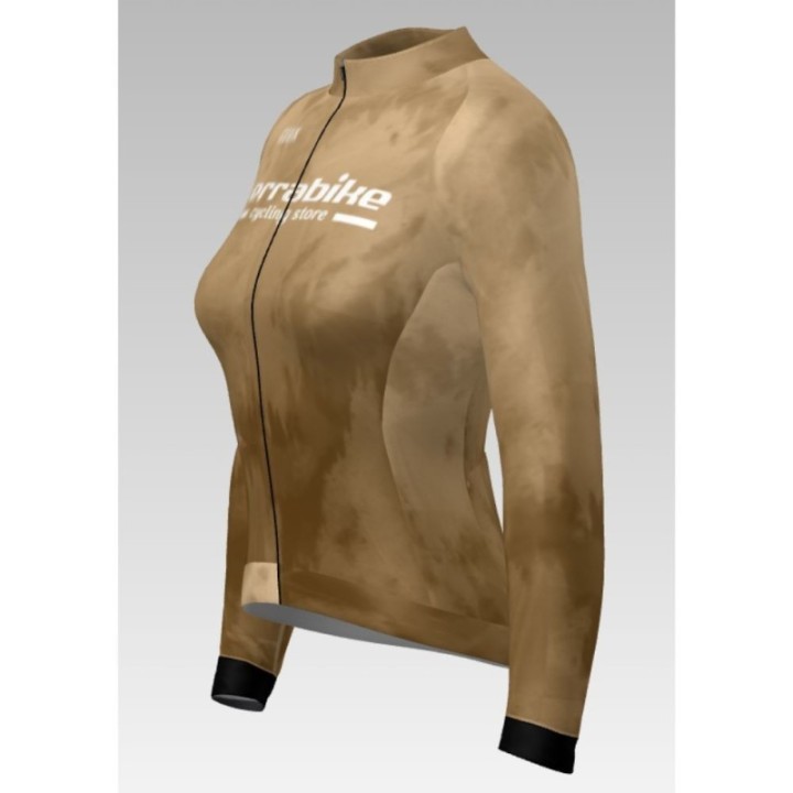 Maillot Femme Manches Longues Gobik Hyder Terrabike Beige
