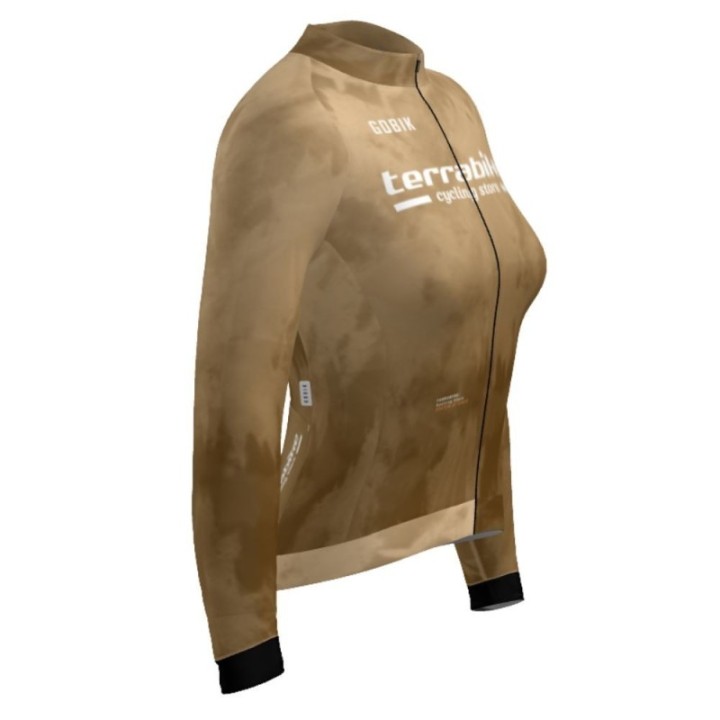 Maillot Mujer Manga Larga Gobik Hyder Terrabike Beige