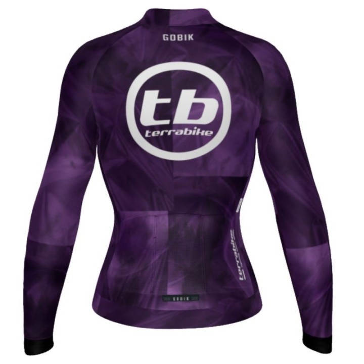 Maillot Femme Manches Longues Gobik Hyder Terrabike Malva