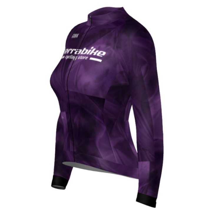 Maillot Mujer Manga Larga Gobik Hyder Terrabike Malva