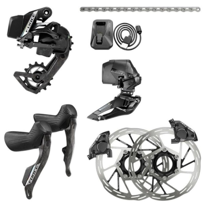 Kit Grupo Sram Force AXS E1 2x12