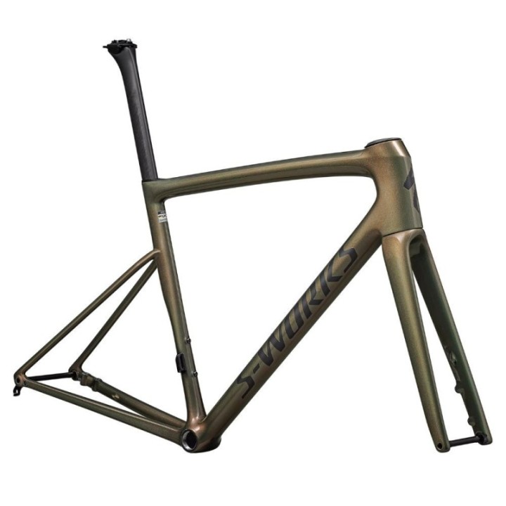 Cuadro de la S-Works Tarmac SL8 Gloss Cypress Metallic / Magenta To Gold Pearl / Satin Black Metallic 2025