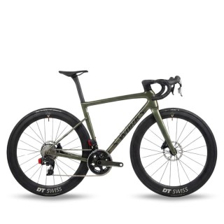 Bicicleta Specialized S-Works Tarmac SL8 Force AXS E1 Gloss Cypress Metallic / Magenta To Gold Pearl / Satin Black Metallic 2025