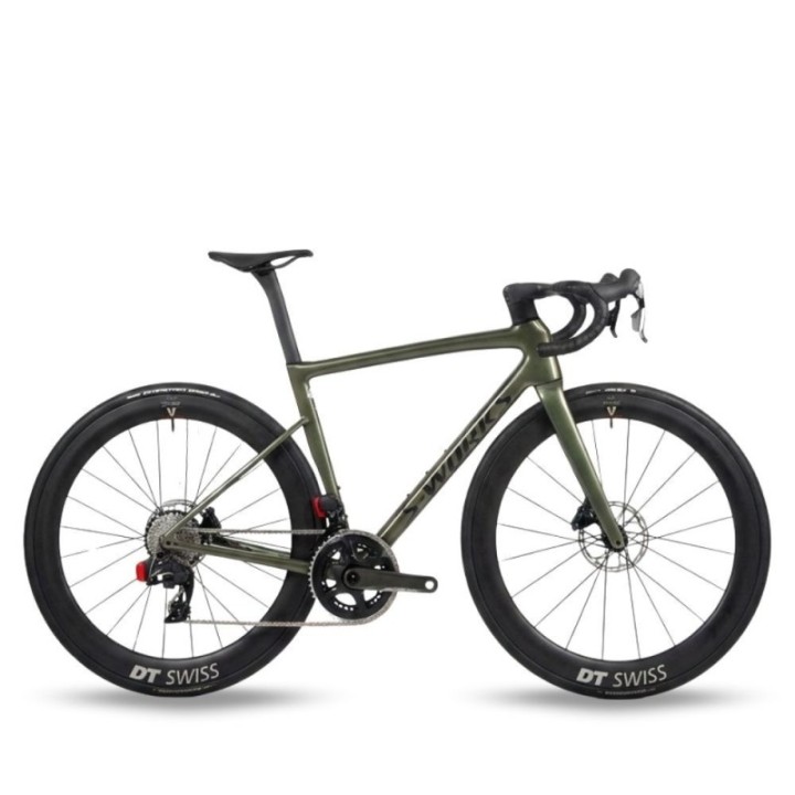 Bicicleta Specialized S-Works Tarmac SL8 Force AXS E1 Gloss Cypress Metallic / Magenta To Gold Pearl / Satin Black Metallic 2025