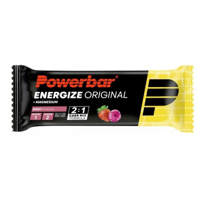 Barrita Powerbar Energize Original Frutas del Bosque 55g|BARRITAS