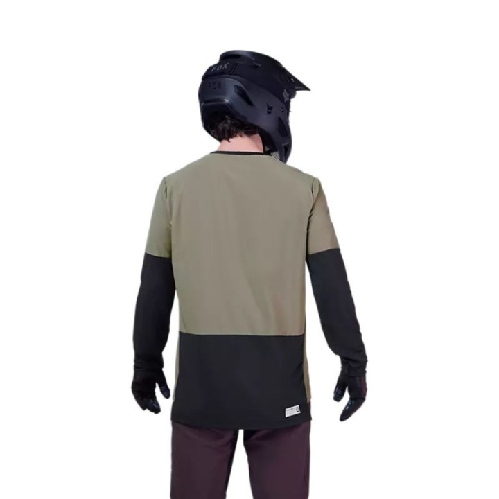 Camiseta técnica Manga Larga Fox Defend Thermal Rojo Adobe