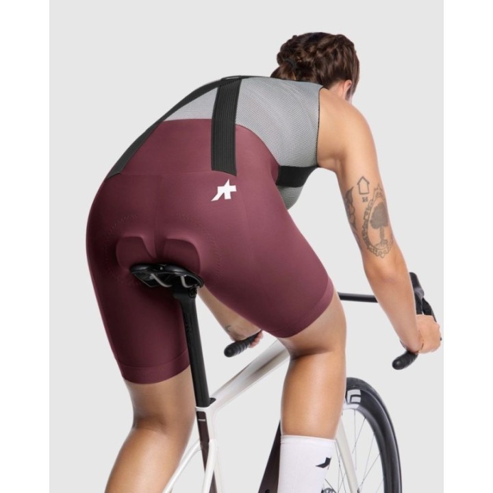 Cuissard court Assos Femme UMA GT S11 Burgundy Red