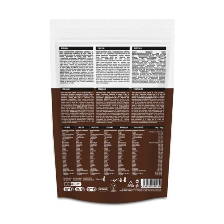 Recuperador 226ERS Vegan Recovery Drink 1000 gr Chocolate Caramelo