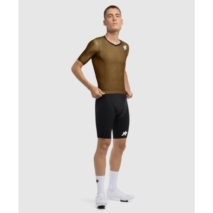 Maillot à manches courtes pour homme Assos Equipe RSR S11 Jupiter Gold
