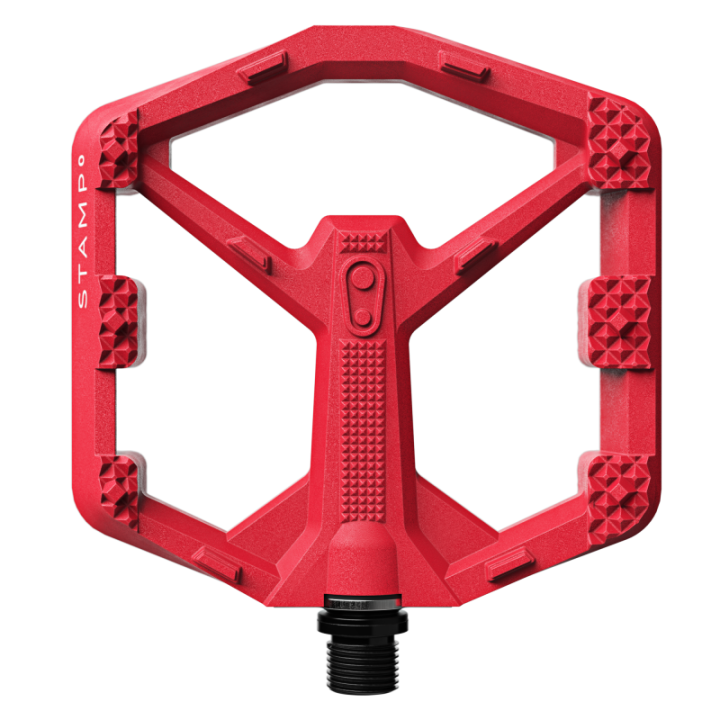 Pédales Crank Brothers stamp 0 large bright red
