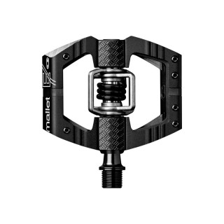 Pédales Crank Brothers mallet e long spindle black / black spring