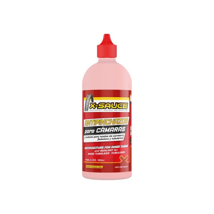 Líquido antipinchazos X-sauce para camara 500 ml