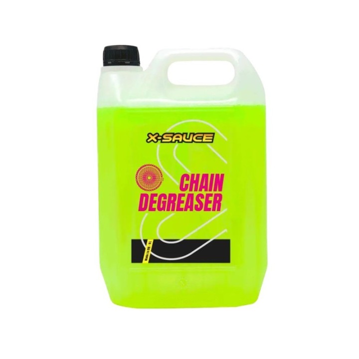 Nettoyant dégraissant X-sauce pour chaînes 5l (fluor)