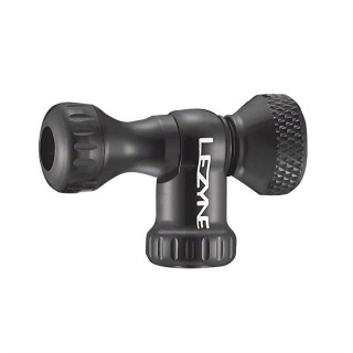 Adaptador Lezyne control drive co2 head only gloss black