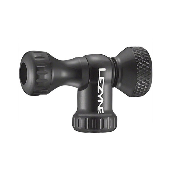 Adaptador Lezyne control drive co2 head only gloss black