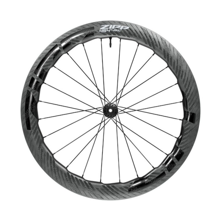 Roue avant Zipp 454 NSW Tubeless Disc CL ZR1 SL 58 mm