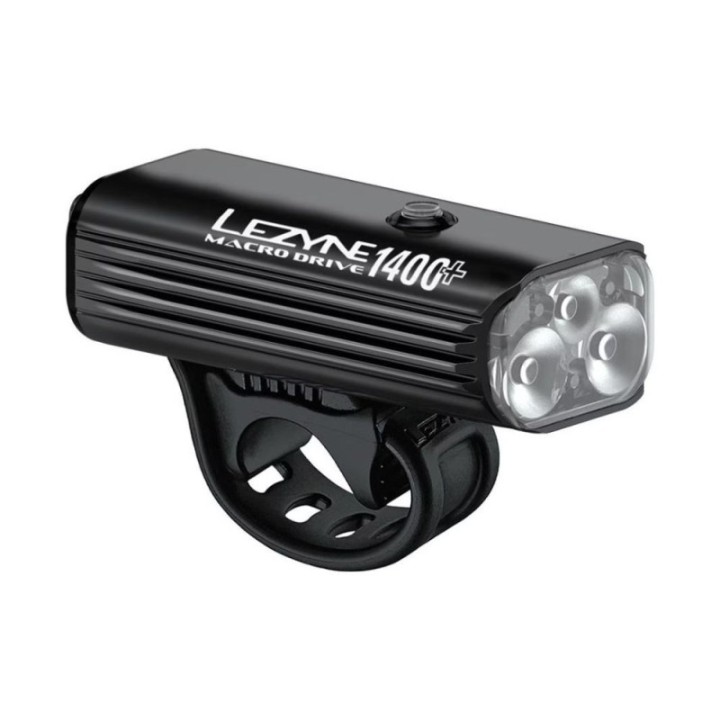 Lumière avant Lezyne macro drive 1400+ front satin black