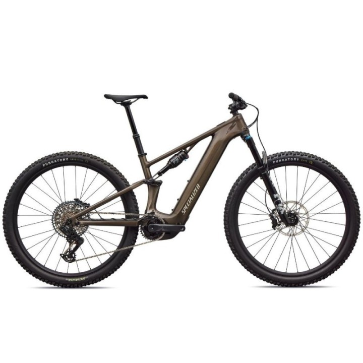 Vélo Specialized Turbo Levo R Comp Gunmetal/White Mountains