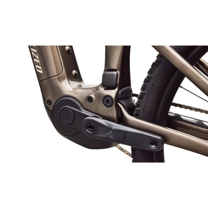 Vélo Specialized Turbo Levo R Comp Gunmetal/White Mountains