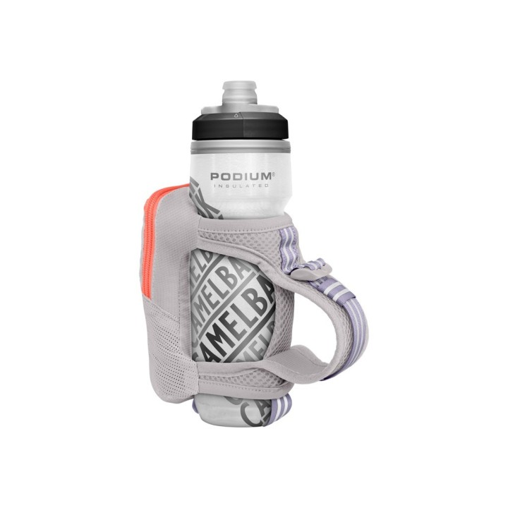Bidón Camelbak quick grip chill handheld, silver/dusk 0.6L