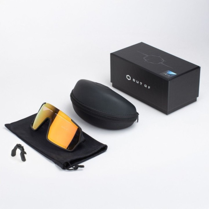 Gafas Out Of Bot 3 Hybrid Blanco Lente IRID Rojo