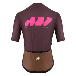 Maillot à manches courtes pour homme Assos Equipe R S11 We are the A Panic  Rouge