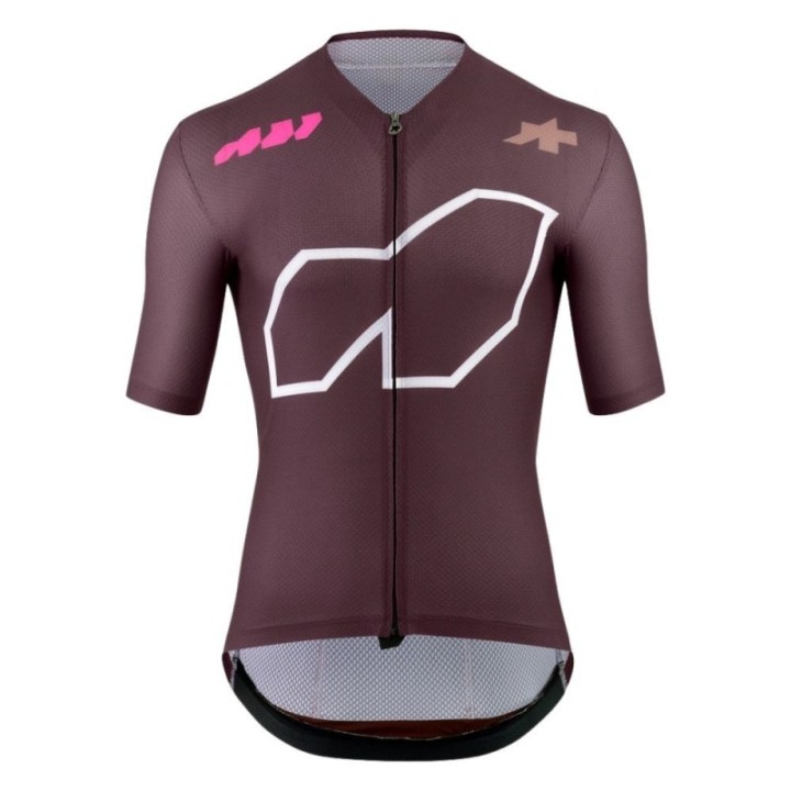 Maillot à manches courtes pour homme Assos Equipe R S11 We are the A Panic  Rouge