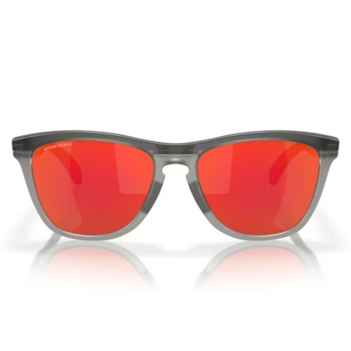Lunettes Oakley Frogskins Verres prizm ruby/Monture matte grey smoke/grey ink