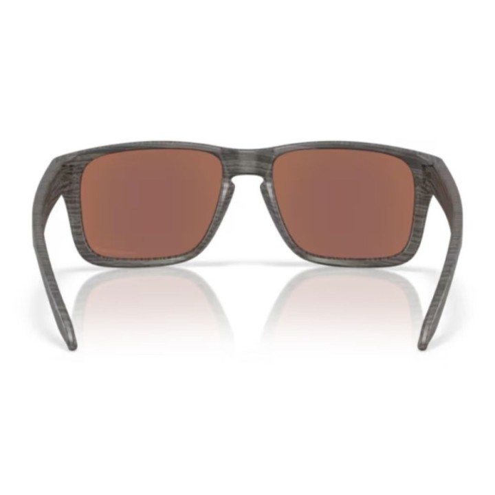 Lunettes Oakley Holbrook s Verres prizm deep water polarized/Monture woodgrain