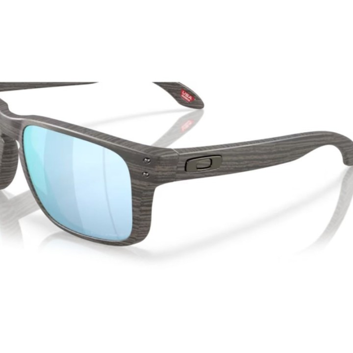 Gafas Oakley Holbrook s Lentes prizm deep water polarized/Montura woodgrain