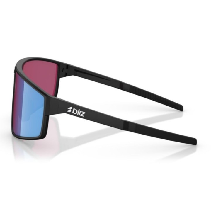Gafas Bliz P002 matt black pink/violet blue mirror