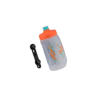 Bidón + base + Conector Twist Fidlock niño 450 600ml naranja