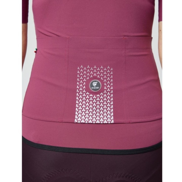 Maillot mujer manga corta Pissei Primapelle prugna