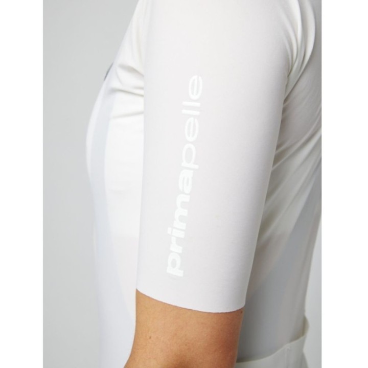 Maillot femme manches courtes Pissei Primapelle blanc