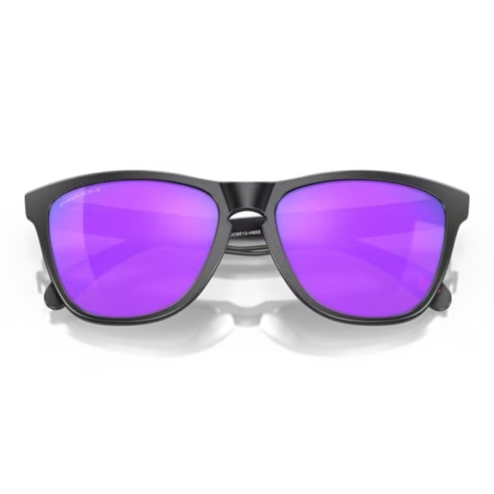 Gafas Oakley Frogskins Lentes prizm violet/Montura matte black