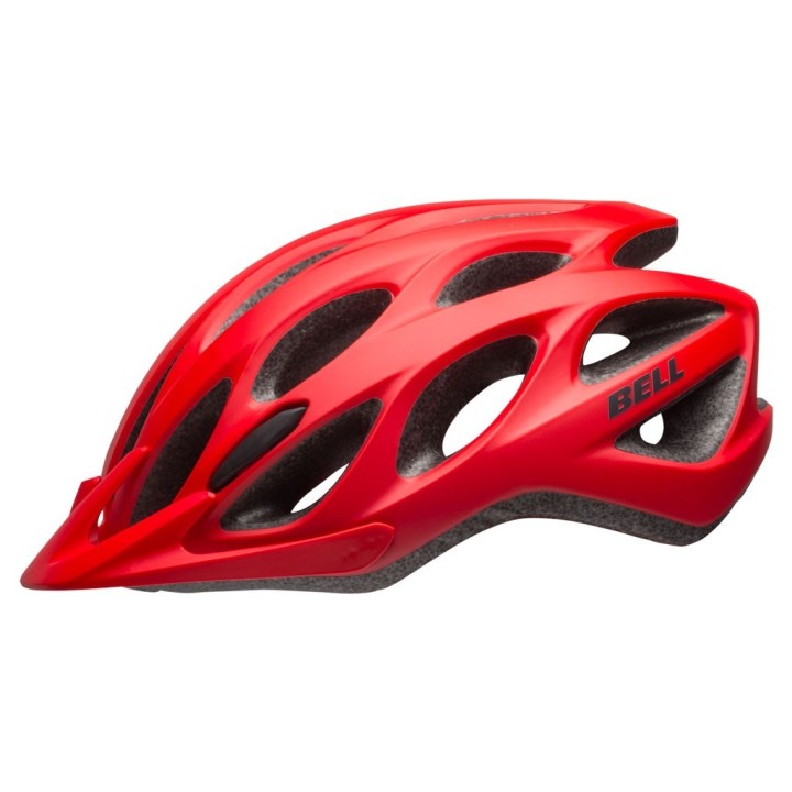 Casque Bell Tracker rouge machine mat