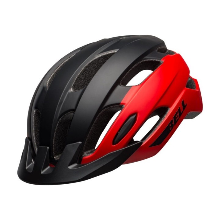 Casco Bell Trace matte rojo/negro