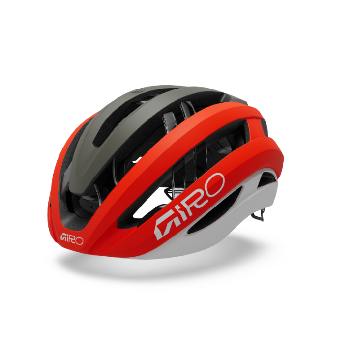 Casco Aries Spherical flame red