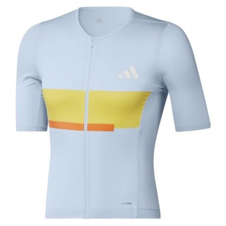 Maillot à manches courtes pour homme Adidas Tempo Grx2 M Crystal Sky
