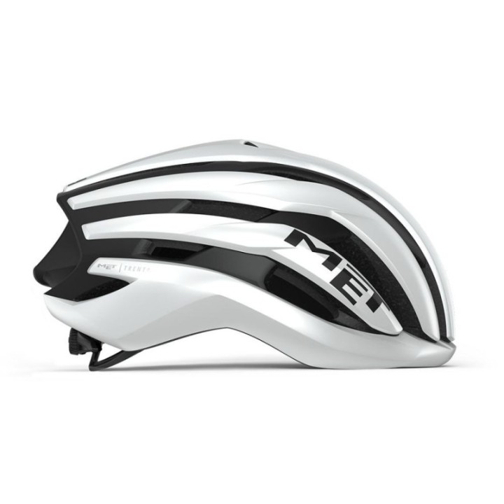 Casco Met Trenta Mips White Black|Matt Glossy