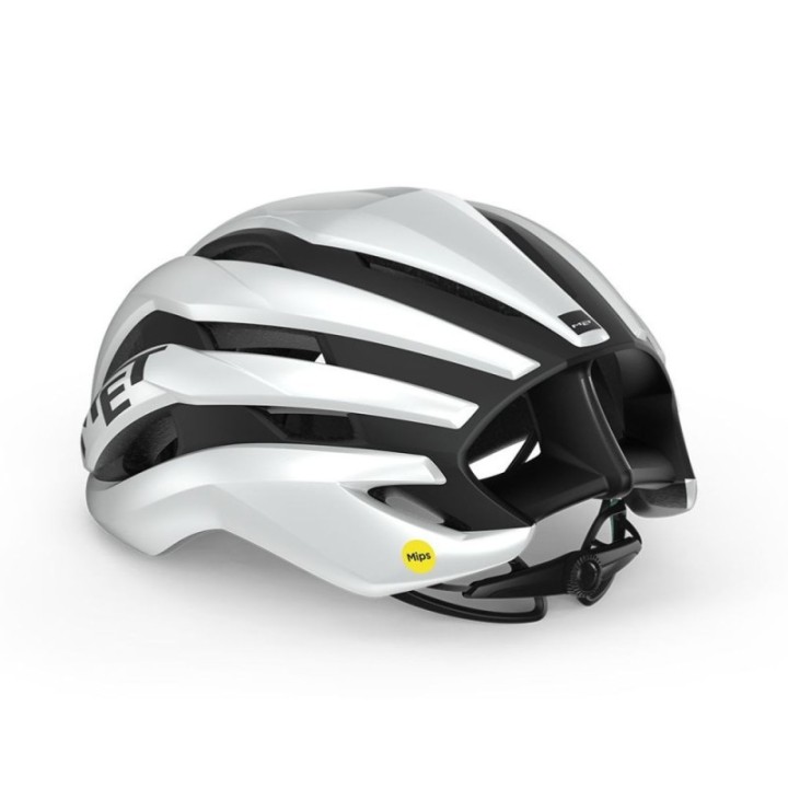 Casco Met Trenta Mips White Black|Matt Glossy